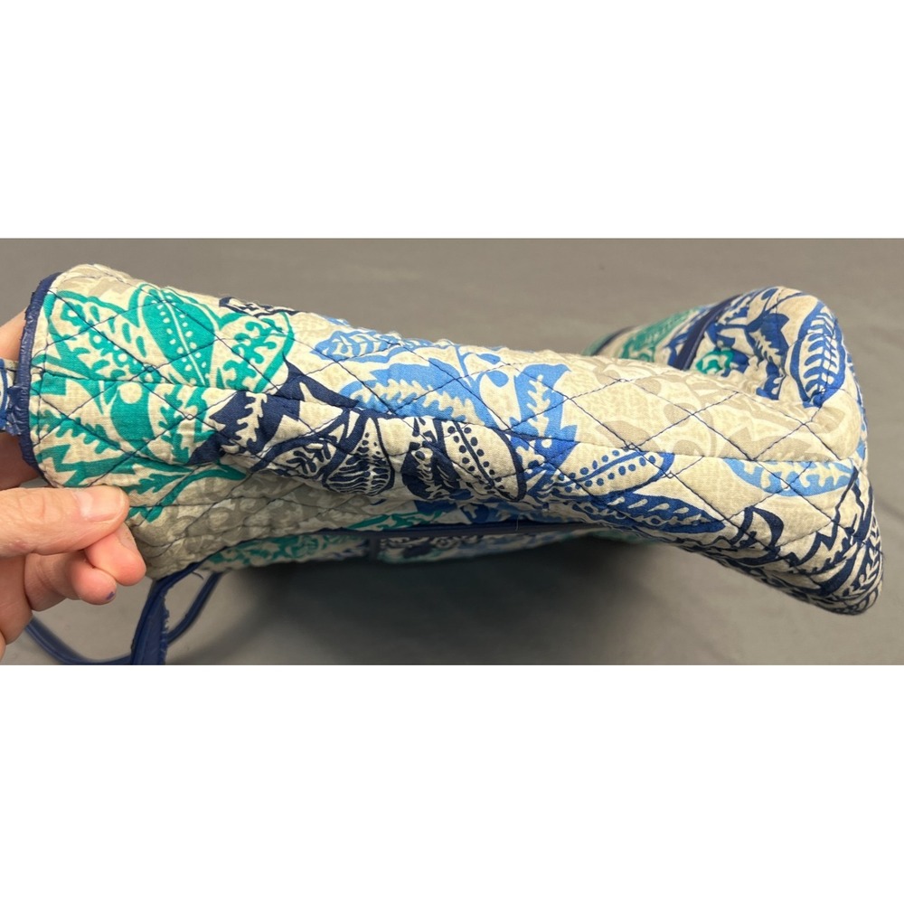 Vera Bradley Shoulder Bag Womens Quilted Zippered Santiago - Picture 10 of 14